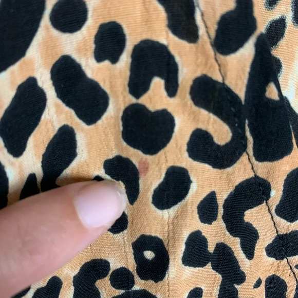 Faithfull The Brand Lavender Top Le Cinq Animal Print Size XS - Picture 11 of 12